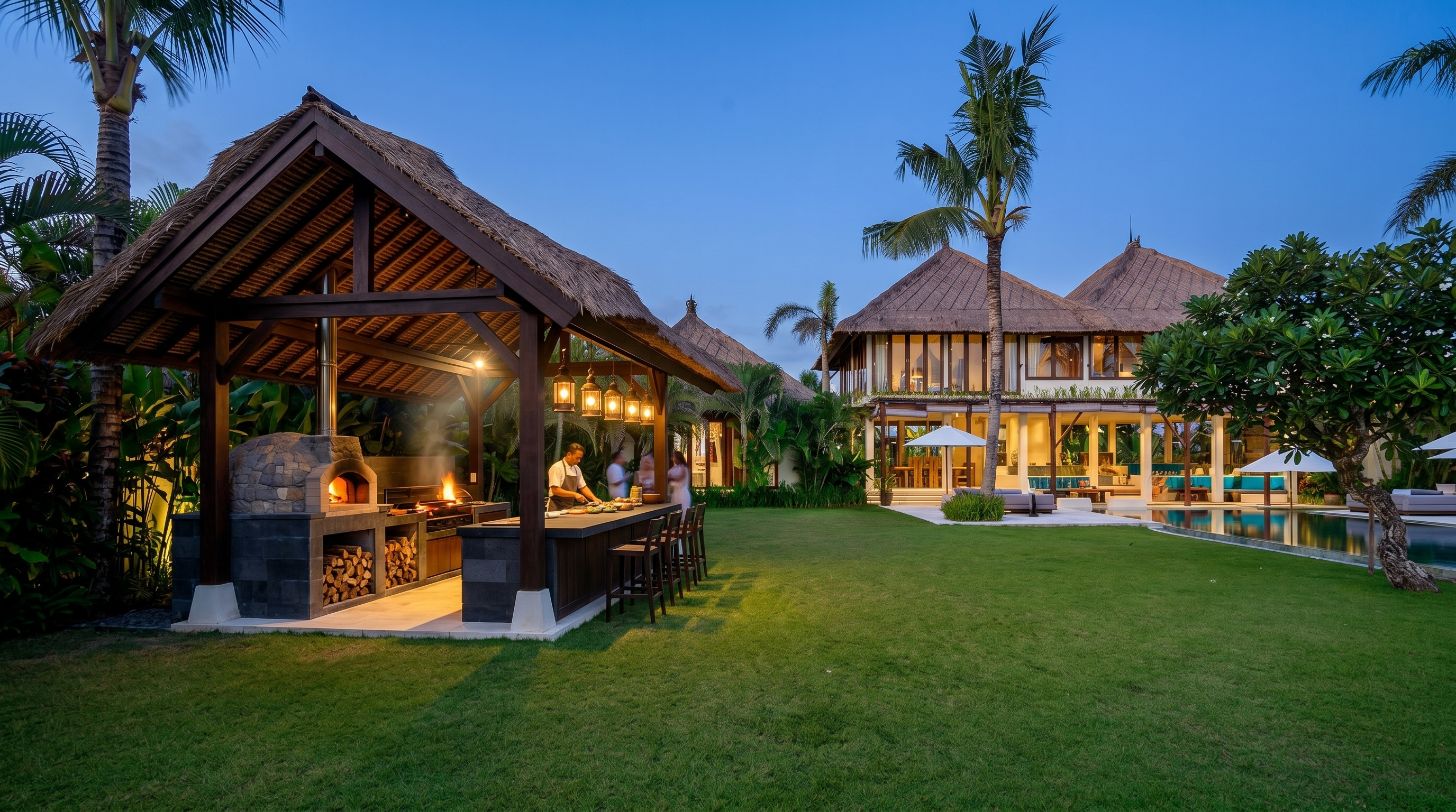 Outdoor grill & pizza oven
