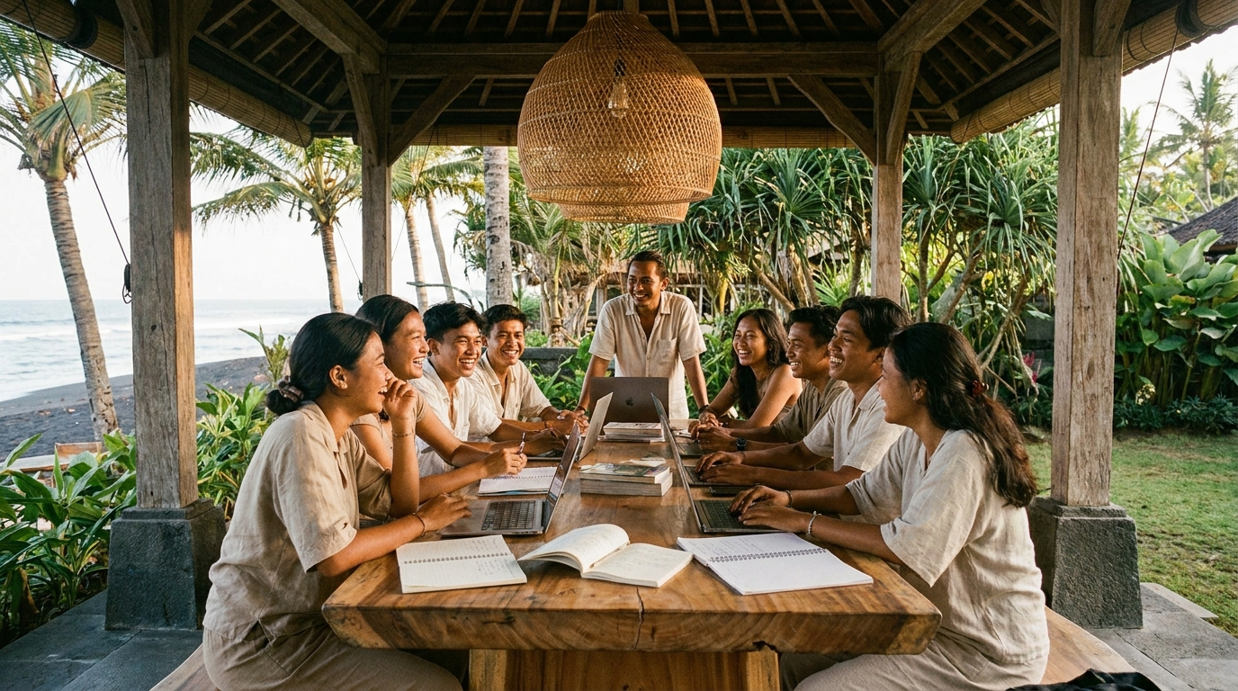 The Seseh Academy — students learning together