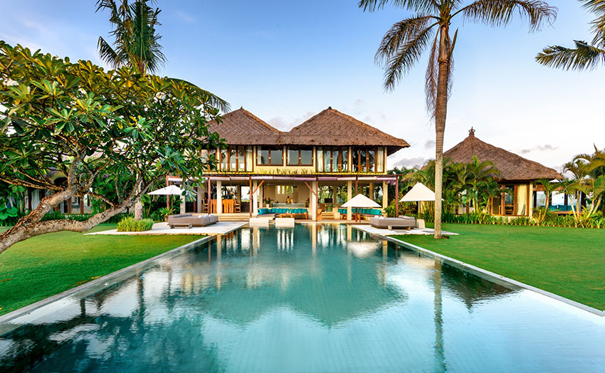 Shalimar Estate — the existing pool and main house